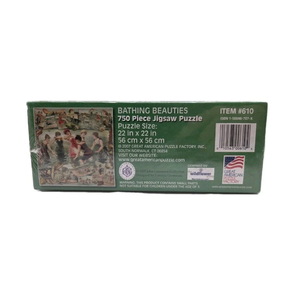 Great American Puzzle Factory Bathing Beauties 750 Pieces New Sealed